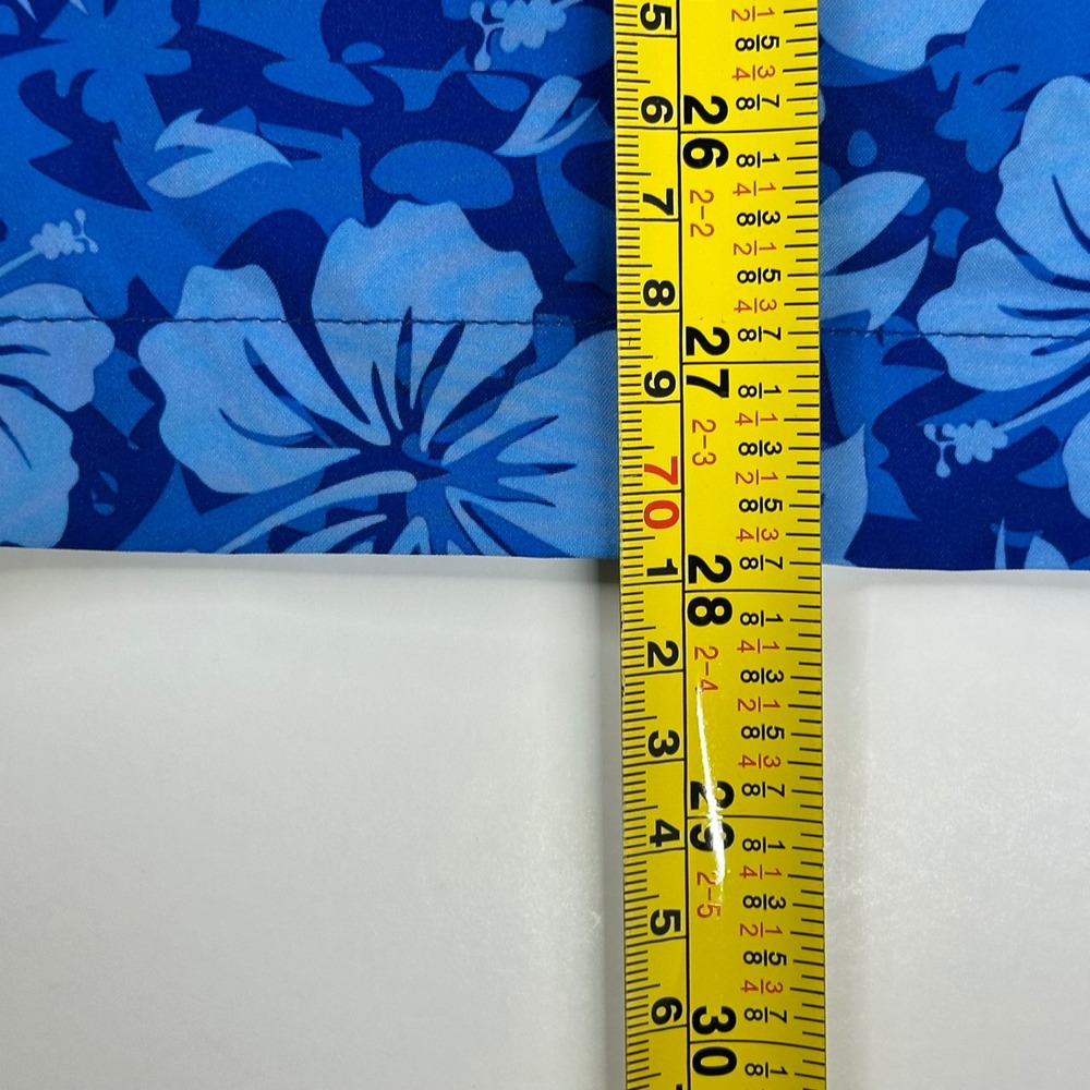 Captivating West Virginia Mountaineers Blue Floral Tropical Button Up Shirt L - Picture 5 of 10